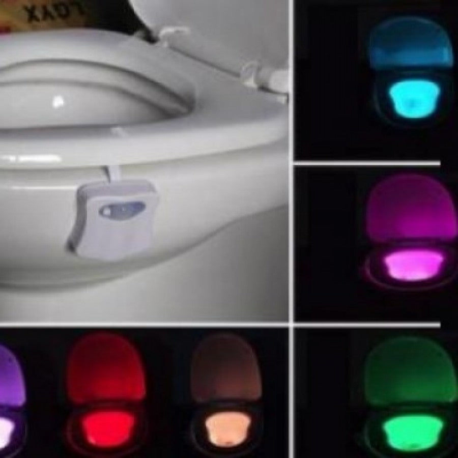 Set baie: Dozator de pasta de dinti+ Suport pentru periute + Lampa led toaleta