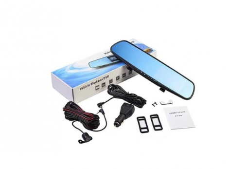 Oglinda auto cu camera fata/spate, Full HD