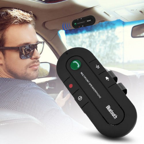 Car kit auto difuzor bluetooth handsfree pentru parasolar auto