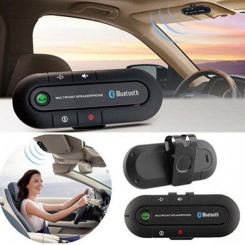 Car kit auto difuzor bluetooth handsfree pentru parasolar auto