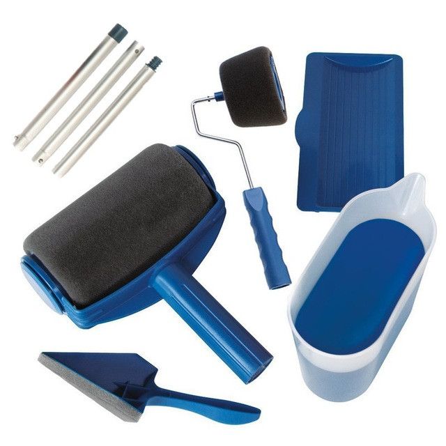 Trafalet cu rezervor paint roller cu brat extensibil