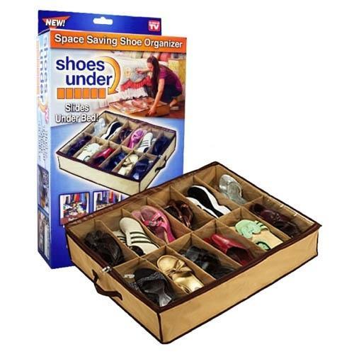 Set2x Organizator de pantofi Shoes Under - profita de spatiul nefolositp