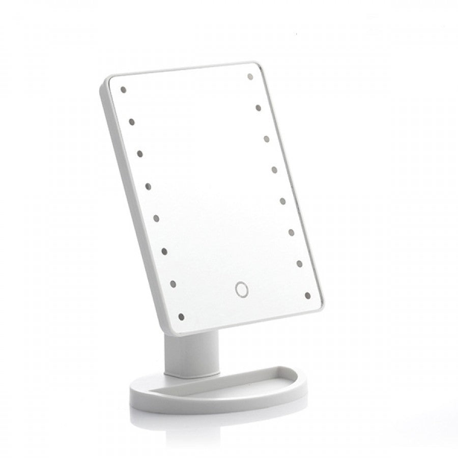 Oglinda pentru machiaj, 22 x LED cu buton tactil