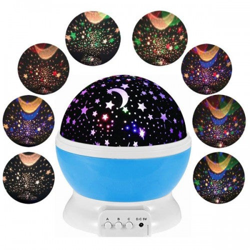 Proiector rotativ - cu stele si luna