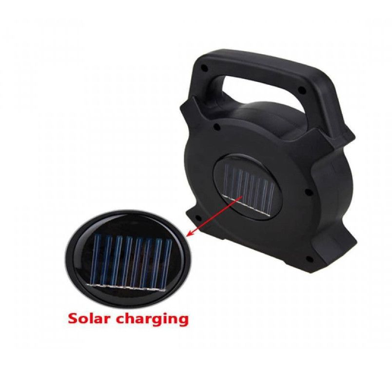 Lanterna reincarcabila LED, incarcare solara + USB