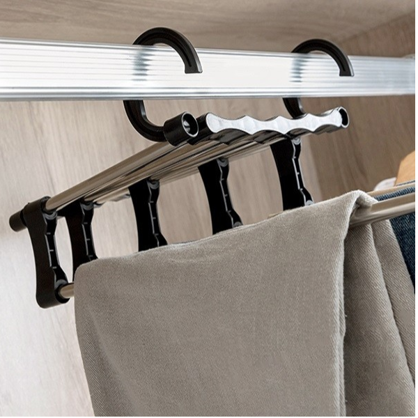 Set 2 x umeras organizator pantaloni, in cascada