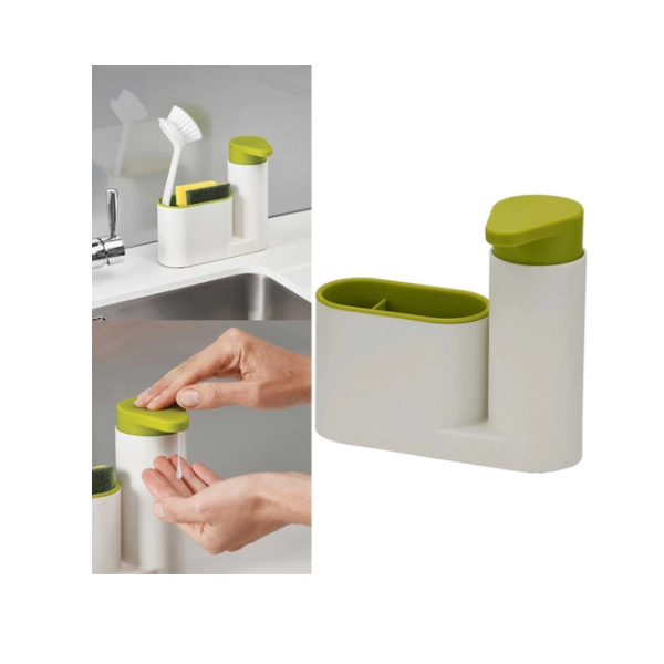 Organizator pentru chiuveta 2in1 alb/verde