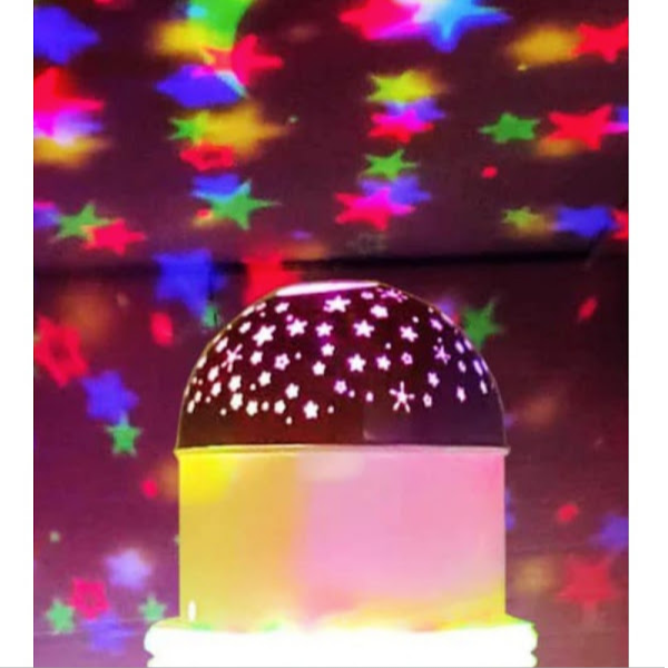 Lampa muzicala cu proiectie stele si luna