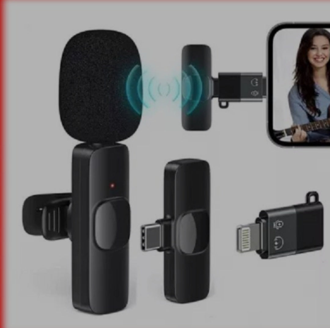 Microfon wireless tip lavaliera conector USB