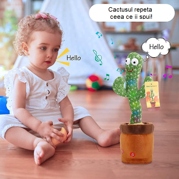Jucarie de plus - Cactus dansator/cantaret