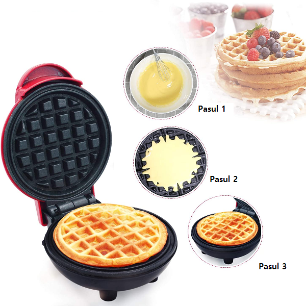 Mini aparat de facut gofre/vafe