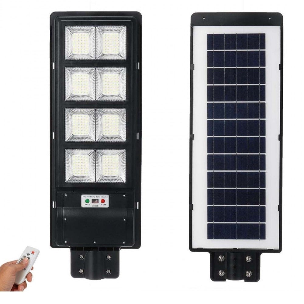 Lampa stradala pentru exterior 400w,cu panou solar inclus si telecomanda