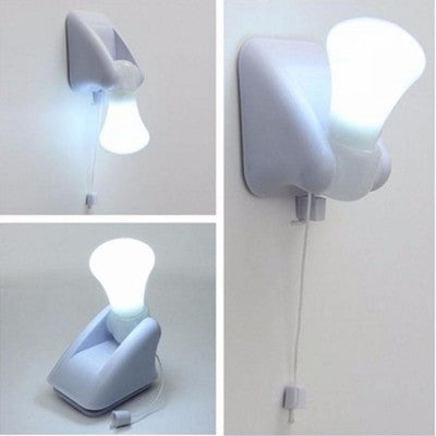 Set de 4 becuri fara fir, cu lumina rece, alba