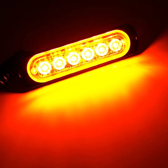 Set lampi agabaritice stroboscop slim 6 led-uri