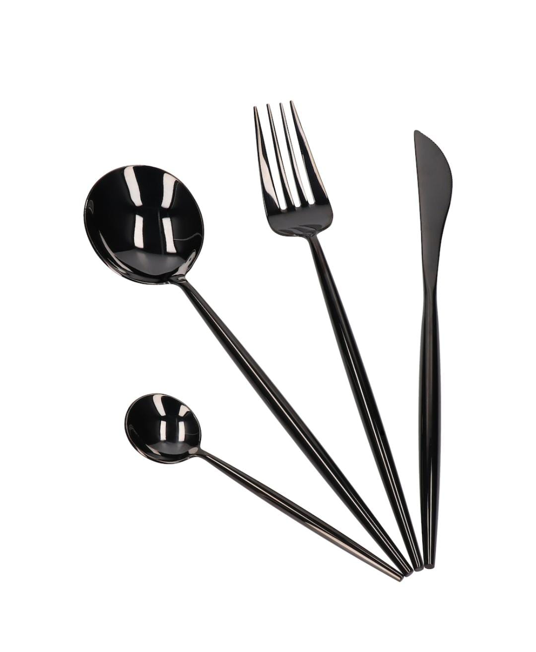 Set de tacamuri portugheze 24 de piese, negru