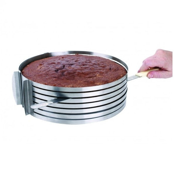 Feliator reglabil pentru blat de tort 16-20 cm