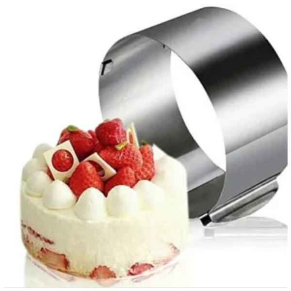 Forma reglabila pentru tort 16-30 cm din inox