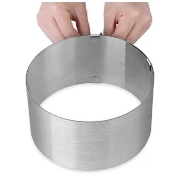 Forma reglabila pentru tort 16-30 cm din inox