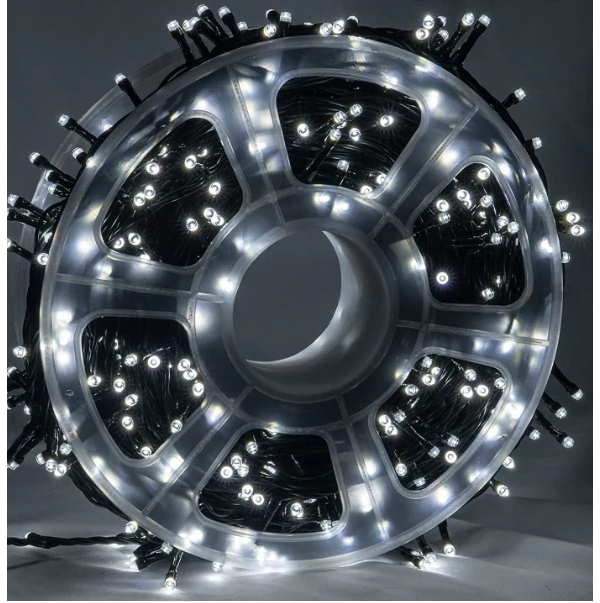 Instalatie Liniara 100 m, 680LED - MULTICOLOR, ALB RECE, ALB CALD, ALBASTRU conectare 220V