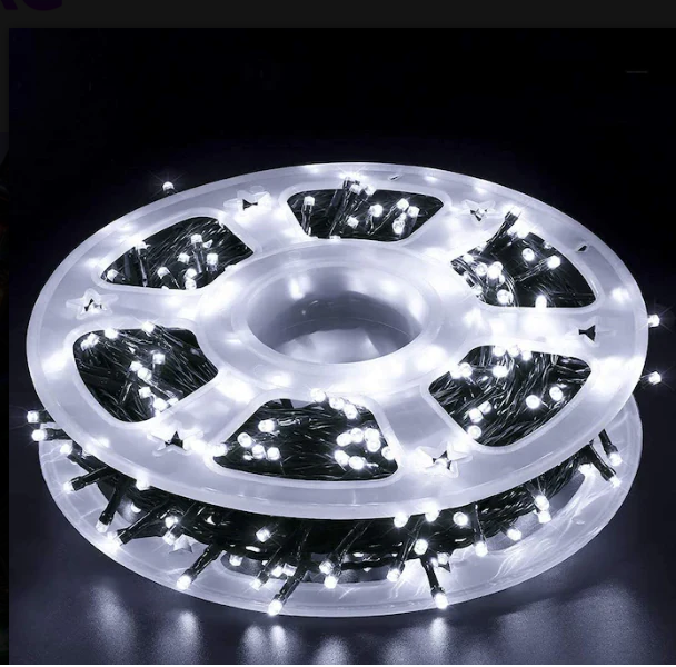 Instalatie Liniara 50 m, 500LED - MULTICOLOR, ALB RECE, ALB CALD, ALBASTRU conectare 220V