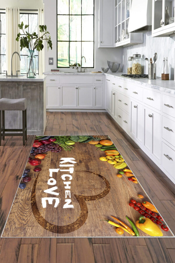 Covor Bucatarie Model Fructe/Legume 120 X 180 CM