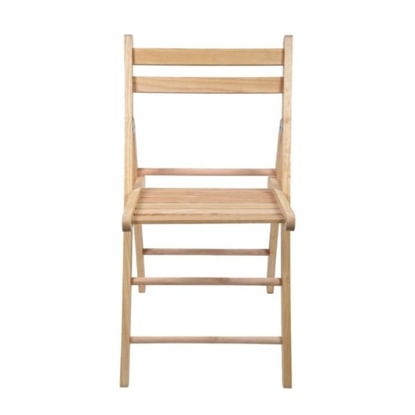 Scaun pliabil din lemn de culoare naturala 41x40x76 cm