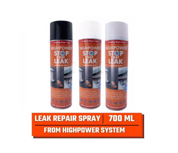 1+1 CADOU - Spray Adeziv Reparare, Hidroizator, Intarire rapida, 700ml, ALB/NEGRU/GRI