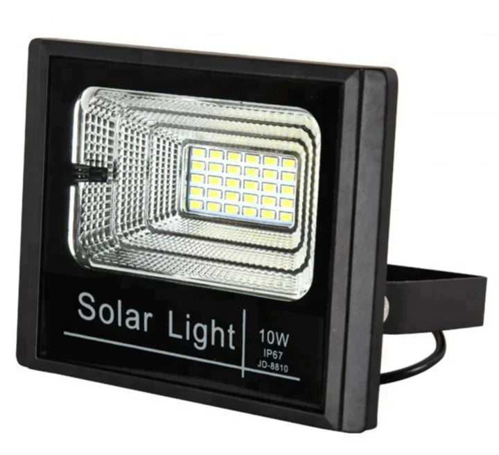 Proiector LED 10W cu panou solar si telecomanda