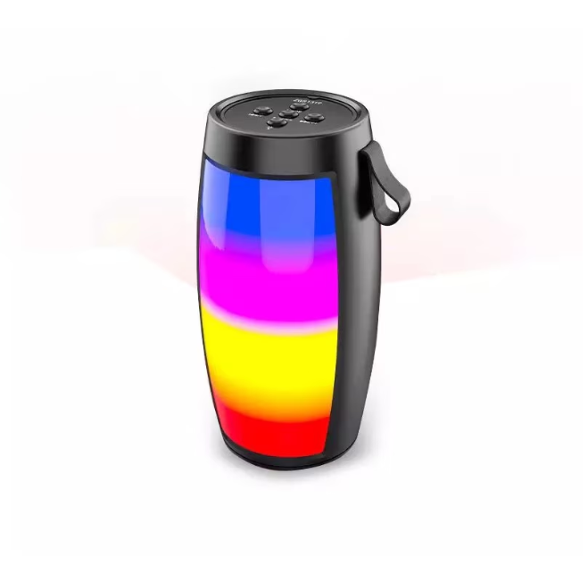 Boxa Portabila RGB, Bluetooth 5.0, Incarcare USB, Putere 5W, Raza de Actiune Bluetooth 10 m, Baterie 1500 mAh, Radio FM, MP3/TF, DC-5V