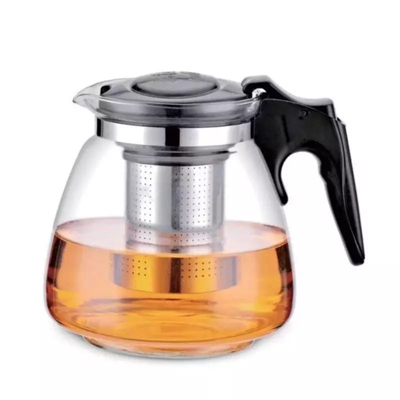 Ceainic din sticla, filtru din inox, capacitate 1100 ml