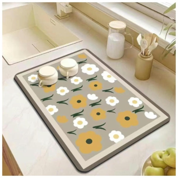 Set 2 covorase de bucatarie cu uscare rapida, 40x30 cm