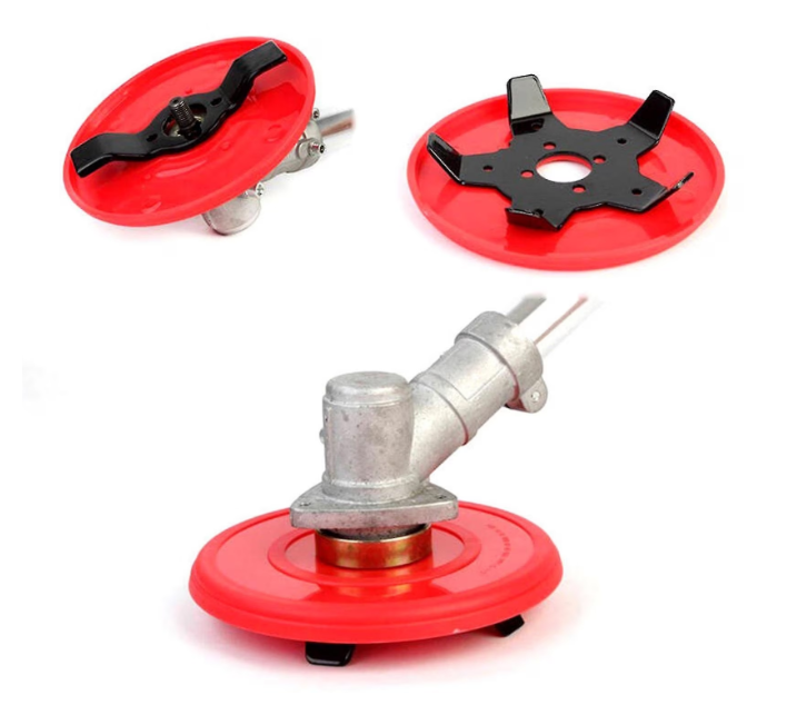 Disc pentru motocoasa cu 2 tipuri de lame + CADOU Ochelari protectie motocoasa transparenti PVC
