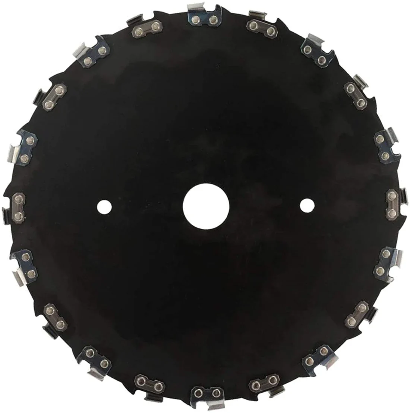 Disc Motocoasa cu Dinti Lant Drujba 230x 20T Negru, pentru vegetatie densa si arbusti