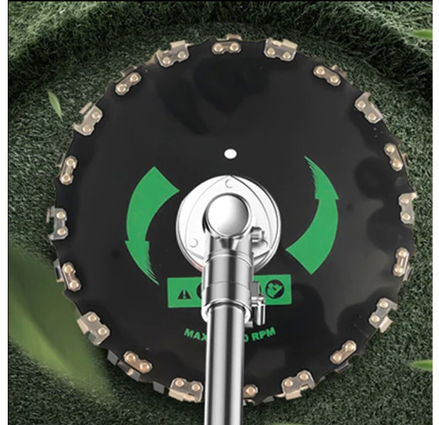 Disc Motocoasa cu Dinti Lant Drujba 230x 20T Negru, pentru vegetatie densa si arbusti