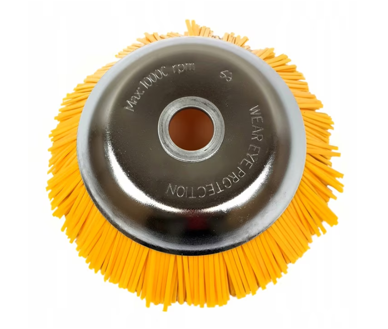 Disc tip perie/matura rotunda pentru motocoasa 200mm, pentru curatarea suprafetelor + CADOU Ochelari protectie