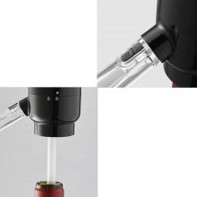Dispenser automat pentru sticla de vin ,aerator electric, negru