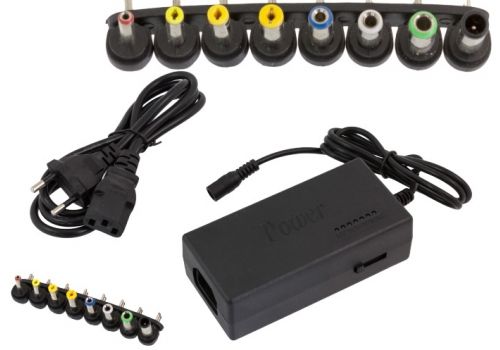 Adaptor universal cablu alimentare pentru laptop cu 8 capete diferite detasabile