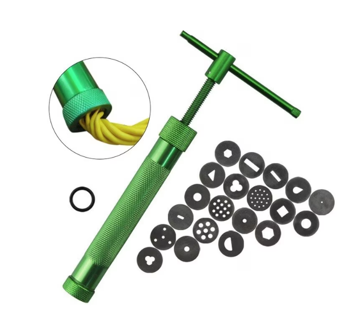 Extruder profesional cu infiletare din metal pentru pasta de modelaj, pasta polimerica