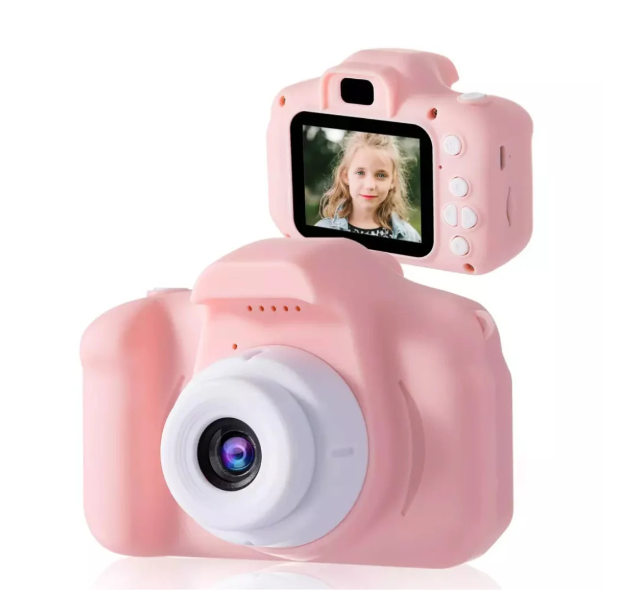 Aparat foto digital pentru copii Roz/Albastru
