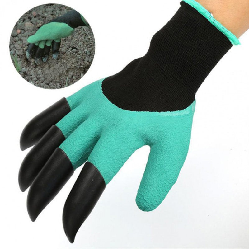 Set gradinarit - 4 unelte pentru gradinarit + manusi de gradina cu gheare + Pulverizator apa 4 duze