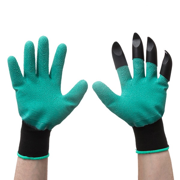 Set gradinarit - 4 unelte pentru gradinarit + manusi de gradina cu gheare + Pulverizator apa 4 duze
