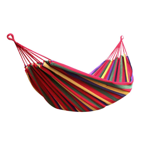 1 + 1 CADOU Hamac rezistent din bumbac, 1 persoana, 80x200cm