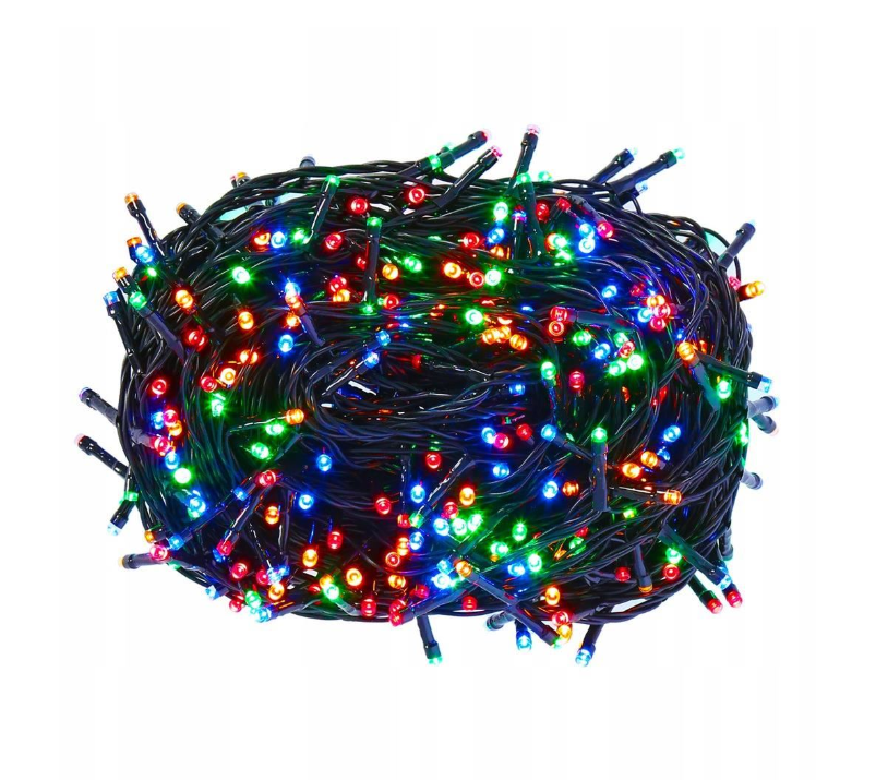 Instalatie Liniara 50 m, 500LED - MULTICOLOR, ALB RECE, ALB CALD, ALBASTRU conectare 220V