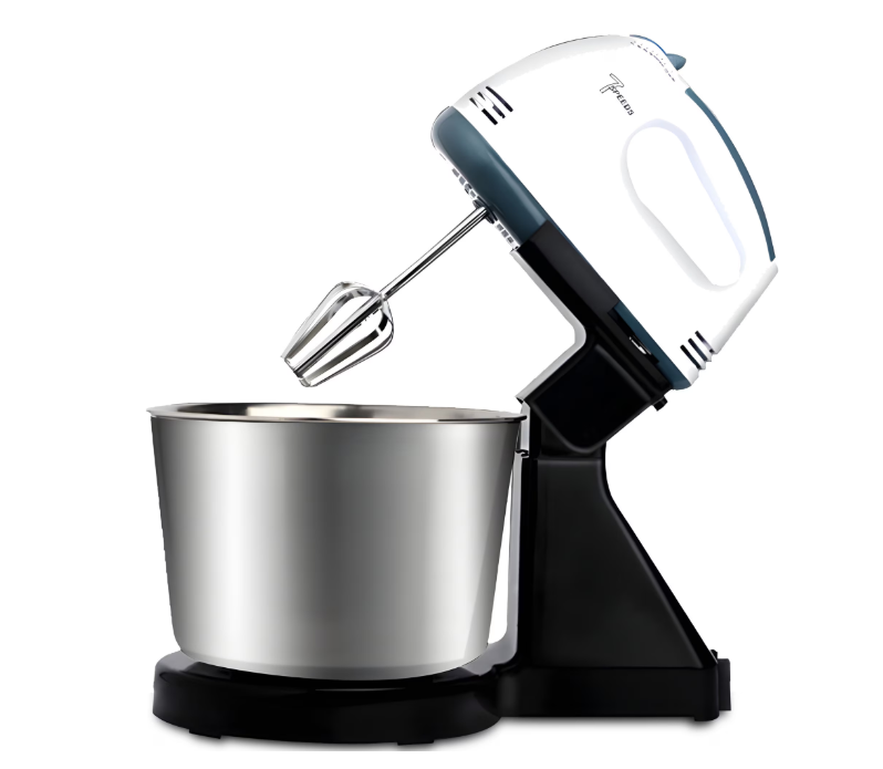 Mixer 2 in 1 cu bol din otel inoxidabil de 2L, 1200W, 7 viteze