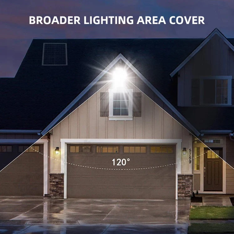 Proiector LED 100W cu panou solar, telecomanda inclusa