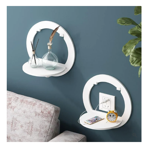 Set 3x Raft Decorativ Perete, Cerc , 29x29 cm