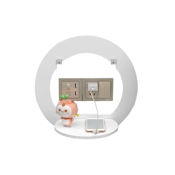 Set 3x Raft Decorativ Perete, Cerc , 29x29 cm