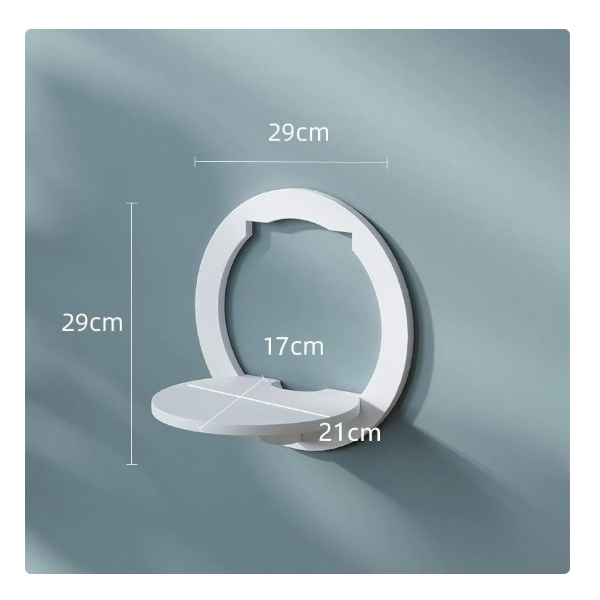 Set 3x Raft Decorativ Perete, Cerc , 29x29 cm