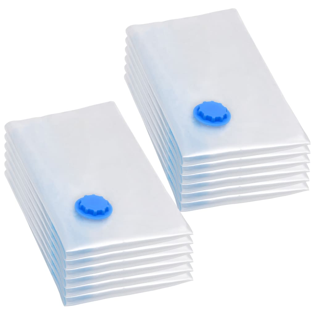 Set 5 saci pentru vidat haine, dimensiune 60 x 80 cm, transparent