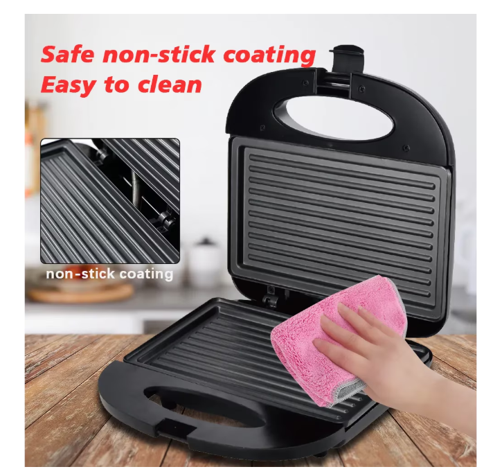 Aparat electric sandwich maker RAF, 850W, placi antiaderente